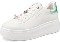 QUEEN HELENA Sneakers Platform Scarpe da Ginnastica con Strass Donna X32-9