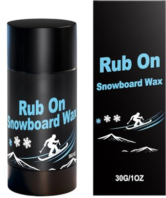 Generico Cere per Sci e Snowboard da strofinare, Cere Portatili per croci Country per Temperature universali, operazioni Facili, ceratura Rapida per Esterni