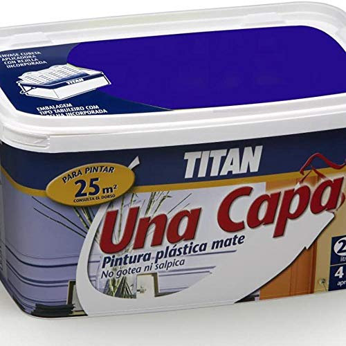 Titan M125536 Wandfarbe, matt, 2,5 l, Smaragdgrün