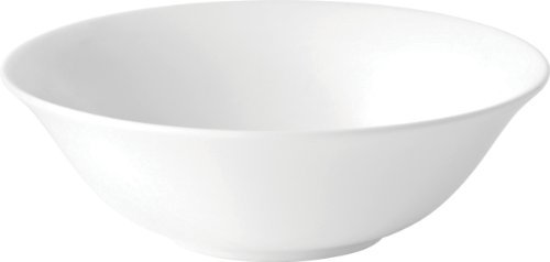 Utopia Z00016 Fine China Cereal/Oatmeal Bowl, 6, 15 cm, 16.25 oz., 46 cL, Anton Black (Pack of 6)