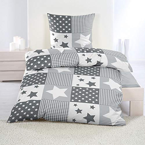Sconosciuto Dreamhome24 Biancheria da Letto Invernale in Microfibra e Pile Termico, 135 x 200 155 x 220 cm, Moderna, Design 8, 135 cm x 200 cm