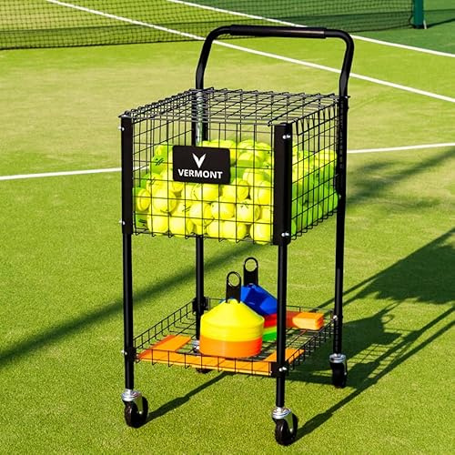Vermont Chariot pour Balles de Tennis – Trolley Ramasse-Balles avec Capacité de 325