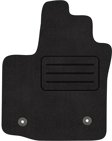 Fußmatte Velours Fahrerseite Fahrermatte für Dacia Dokker (ab 2012) - 1-teilig - Passgenau