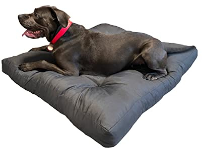 Pillows24 Hundebett in 3 Größen M, L und XL erhältlich, 10 cm hoch, Hundematte ideal für kleine, mittlere und große Hunde, waschbares Hundekissen, 100% Oxfort-Polyester, leicht zu reinigen