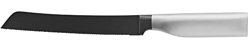 WMF Ultimate Black Brotmesser Wellenschliff 33 cm, Made in Germany, Küchenmesser dauerhaft scharf, Diamond Cut, Klinge 19 cm, sicherer Fingerschutz, ergonomischer Griff