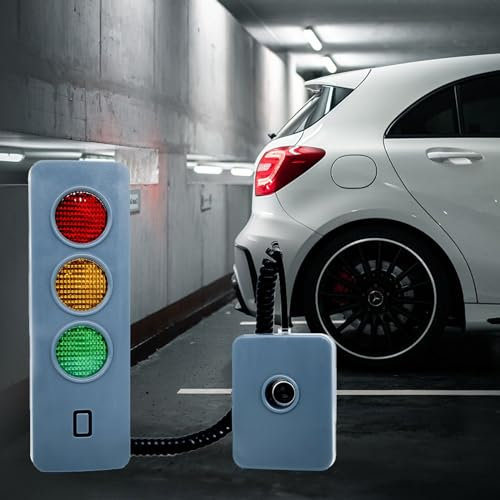 Rusopobe Assistente di parcheggio per Segnale di Stop per Garage, LED Lampeggiante per Garage Sensori indicatori di Arresto per Veicoli - Dispositivo di avviso di collisione