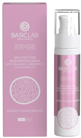 BasicLab Dermocosmetics BasicLab Regenerierendes und stärkendes Gesichtsserum | 50 ml | Für Frauen und Männer, Tag und Nacht, Emulgierendes Serum