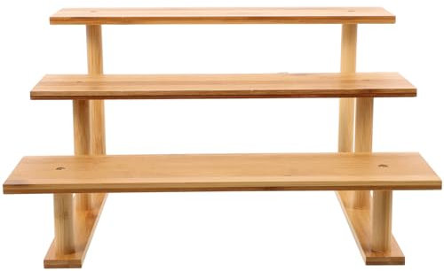 SUPVOX Soporte Para Plantas De Madera Maciza Estantería Escalonada 13X12X7 Pulgadas Para Macetas Interior Y Jardín Decorativo