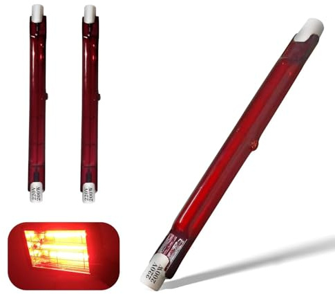 Lampadina Alogena R7S 118mm 200W, Lampada Alogena 200W Dimmerabile, Lampadine Infrarossi Riscaldante R7S, 200Lm, COB Lineare Luce, Fascio 360°,Risparmio Energetico, Nessuno Sfarfallio, 3 Pezzi
