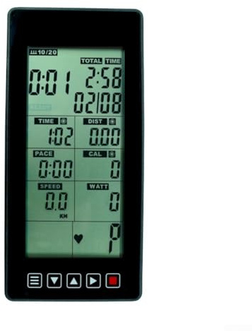 Moniteur de vélo d'appartement, compteur de vitesse, écran LCD, pour vélo stationnaire, vélo elliptique, rameur, temps, vitesse, distance, calories, fonction de balayage automatique