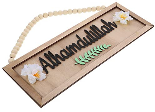 ERINGOGO Holz Türschild Veranda Dekoanhänger Rustikales Holzschild Für Haustür Indoor Outdoor Helle Farbe Stabile Struktur Glatte Oberfläche