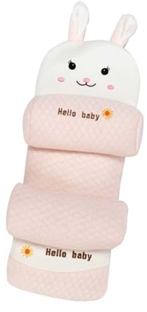 Pillow For Sleeping Children's Pillow With Pillowcase Memory Sponge Sleep Thin Flat Suitable For Pillows Shaping Pillows Correcting Head Shape Breathable Cold Case (B, One Size)