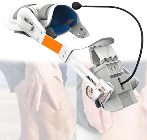 DOZPAL Knie-Rehabilitationstrainer CPM-Maschine: Beuge- und Streckübungen bei Gelenksteife, Rehabilitation nach Knochenbrüchen, verstellbares Beinstreckgerät (-10° bis 140°)