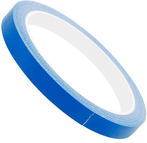 CALLARON Cinta Adhesiva Protectora Anticolisión para Raqueta de Tenis de Mesa, 10 Metros X 1 Cm, Material Textil Resistente, Accesorio Deportivo para Protección de Palas y Prolongación