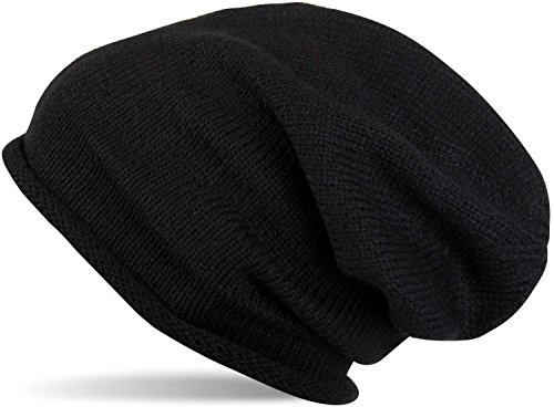styleBREAKER varm fin stickad mössa mössa i enhörning, stickad mössa med rullkant, vintermössa, unisex 04024063