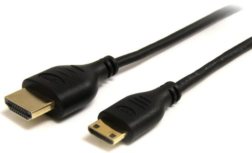 StarTech - Cable HDMI de alta velocidad con Ethernet (HDMI a HDMI, Mini M/M, 91 cm)