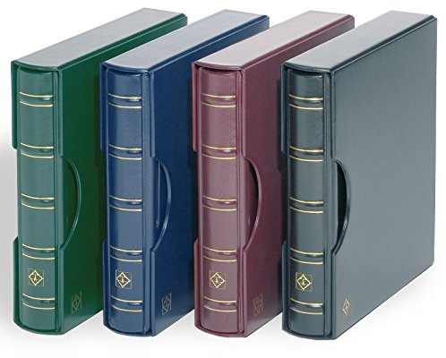 Leuchtturm 334601 Raccoglitore Rotante - DP Perfetto per Collezionare francobolli - Design Classico - Verde
