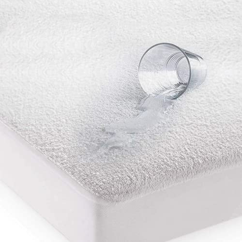 HIGH LIVING Waterproof Terry Towel Mattress Protector Aloe Vera treated Extra Deep Cover Anti Allergy and Breathable