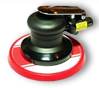 Druckluft Exzenterschleifer 150mm Klett ungelocht 2,5mm Hub 12.000 U/min