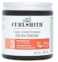 Curlsmith Curl Conditioning Oil-in-Cream | Leave-In für dickes lockiges Haar, Tiefenpflegender Conditioner, Alle Lockentypen, Vegan, 237 ml