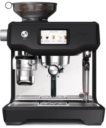 Sage - The Oracle Touch - Bean to Cup Coffee Machine with Grinder and Milk Frother, Black Truffle