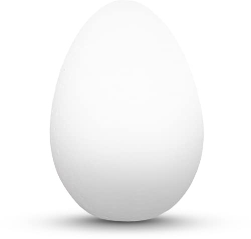 Netuno 10 Stück Styroporeier 5 cm Eier aus Styropor weiß Ostern DIY Basteln Modellieren für kreative Dekoration und Geschenkideen