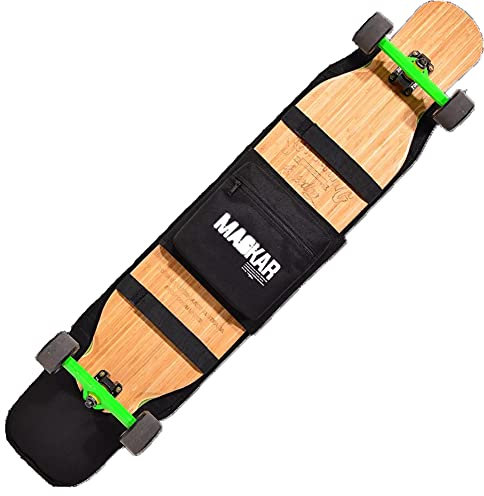 DHHVIC Elektrischer Skateboard-Rucksack, Longboard-Skateboard-Rucksack, Schulter Einstellbar Skateboard-Tasche, Männer Und Frauen Faltbare Skateboard-Rucksack, 120 * 25 * 6Cm, Gold