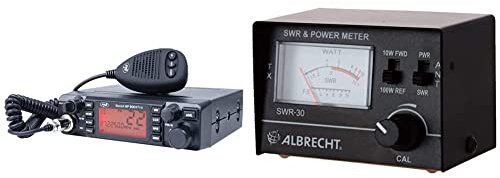 CB-Funkgerät PNI Escort HP 9001 PRO ASQ einstellbar, AM-FM, 12 V / 24 V, 4 W, Scan & Albrecht SWR-30, PWR Power- Meter, Stehwellen- und Leistungsmessgerät zum Abstimmen von Funkantennen, small