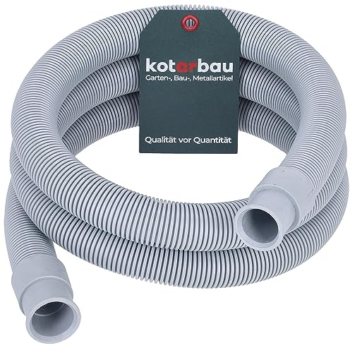 KOTARBAU® Waschmaschinen Ablaufschlauch 1,5 m x ⌀ 24 mm Abwasserschlauch Waschmaschinenschlauch für Spülmaschine Geschirrspüler