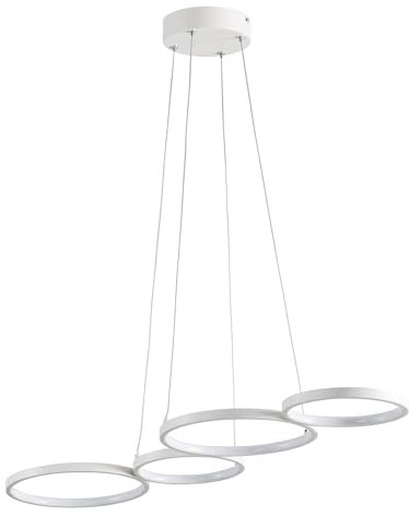 H4L Pendelleuchte Pendellampe 4 flammig dimmbar 31W Hängeleuchte LED modern Hängelampe Deckenlampe Design