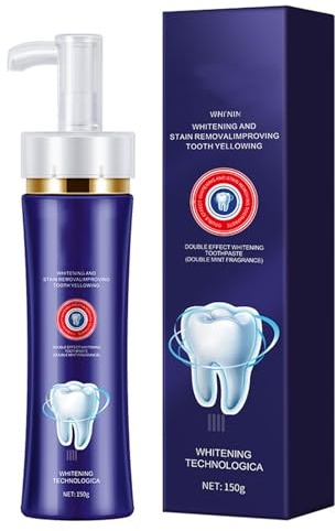 Doppeleffekt Whitening Zahnpasta, Doppelte Minzfrische, Zahnaufhellung und Fleckenentfernung, 150g