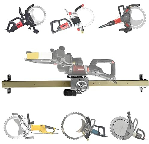 twostronking Kit De Riel Lineal De 150 W, Riel De Sierra Circular, Guía De Riel, Profundidad De Corte Ajustable, con Controlador Y Balancín Giratorio, Elevación con Un Solo Botón,150cm