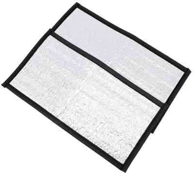 Kisangel 2 Stück Reptilien Heizkissen mit Aluminium Isolierfolie 30x16cm Wärmematte für Schildkröten Spinnen und Kleintiere Terrarien Zubehör