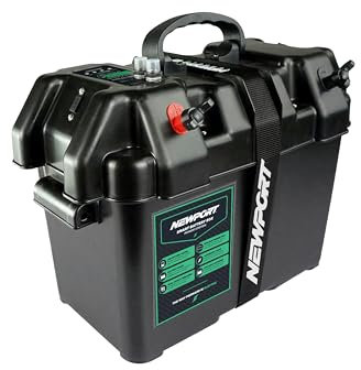 Newport Trolling Motor Smart Battery Box Power Center with USB and DC Ports