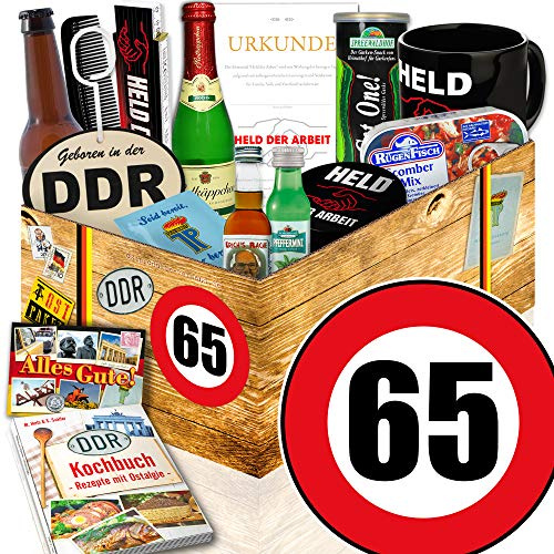 Geschenk Männer/Männerset DDR/Geburtstag 65 / Geschenkbox Männer