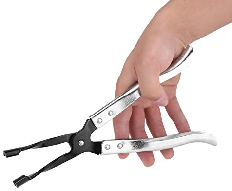 KIMISS Auto Dichtung Zange 27cm Lange Universal Ventilschaft Dichtung Removal Tool Zange Federklemme Demontage Dichtung Zange Entferner Werkzeug