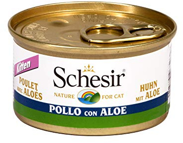 Schesir Cat Kitten Cream Pollo - Cibo Umido Per Gattini Giovani - Crema Di Pollo Per Gatti Senza Cereali, Con Molto Proteine, Vitamine E Minerali (20 X 150 G Bustine)