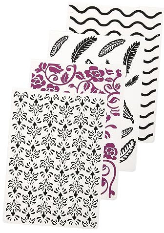 ULDIGI 4stücke Diy Präge Ordner Scrapbooking Präge Ordner Für Karten Gestaltung Und Bastelnutzen