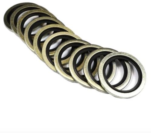 Dowty Washers with Bonded Seals Resistant to Oil/Fuel/Petrol/Water M10 (Pack of 10)