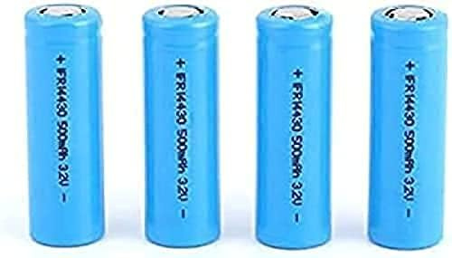 3.2V LIFEPO4 14430 500mAh Uppladdningsbart Solbatteri För Utomhuspanelens Trädgårdslampor Tandborste Rasper Pocket Lamp (4 St)