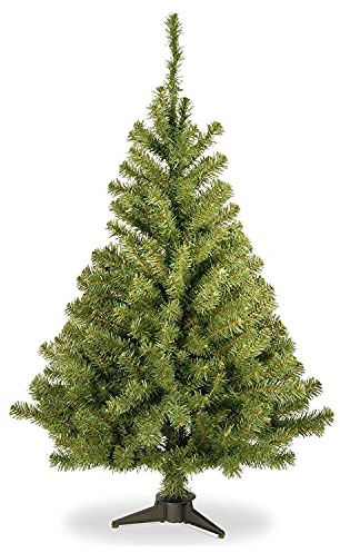 National Tree Company 4 ft Unlit Kincaid Spruce Mini Artificial Christmas Tree, 269 Tips, Includes Stand, Green