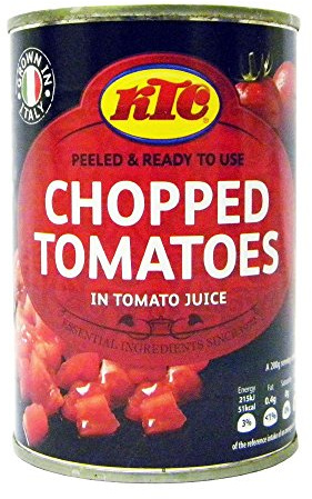 KTC - Chopped Tomatoes - 400g (Pack of 2)