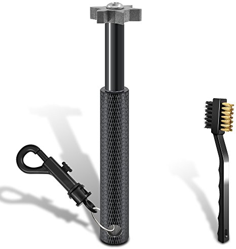 Senhai Golf Club Groove Sharpener und Pinsel, Reinigen und Schärfen Kit für Wedges und Eisen, Golfzubehör