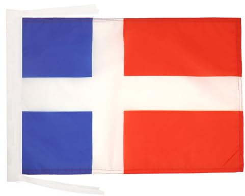 AZ FLAG Flagge Französisches Saarland Protektorat 1947-1956 45x30 cm | Für innen und außen Saarland 1947 bis 1956 dekorative Flagge doppelte Nähte und verstärkte Kanten mit Schnüre 100D Polyester