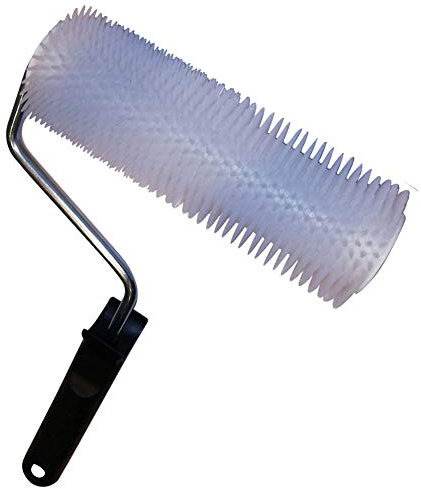 Home Profis® Kunststoff Stachelwalze zur Entlüftung von Epoxidharz, Entlüftungsrolle für Blasenentfernung auf Epoxy Bodenbeschichtung und Versiegelung