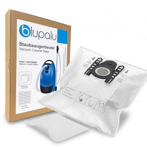 blupalu 10x Staubsaugerbeutel für Privileg Quelle VS06PR32 02 COMPACT CLEAN | Staubsauger-Beutel aus deutscher Herstellung inkl. Filter-Vlies, mehrlagig, Staub-Beutel Ersatz mit praktischem Verschluss