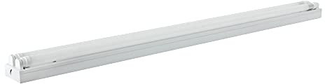 NCC-Licht Unterbauleuchte Linear Housing 120cm weiß für 2 x T8 LED Röhren G13 (Neutralweiß 4000K)