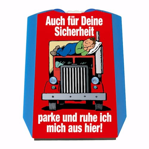speecheese Ruhezeit für LKW-Fahrer Comic Parkscheibe in rot Als Geschenk für leidenschaftliche Lastkraftwagenfahrer die die Pausen ernst nehmen um niemanden zu gefährden