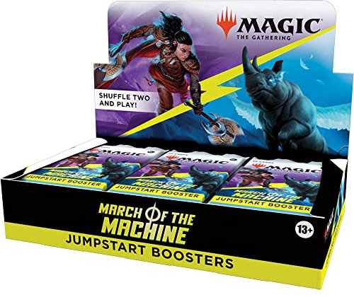 Magic The Gathering March of The Machine Jumpstart Booster Box, 18 Packs (Versión en Inglés)
