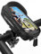 LEMEGO Bike Phone Holder Waterproof - 360° Rotatable Motorbike Phone Holder, Upgraded Ultra-stable Phone Mount, Large Capacity Bicycle Handlebar Bag with Rain Cover & Reflective for 4.7-7'' Smartphone